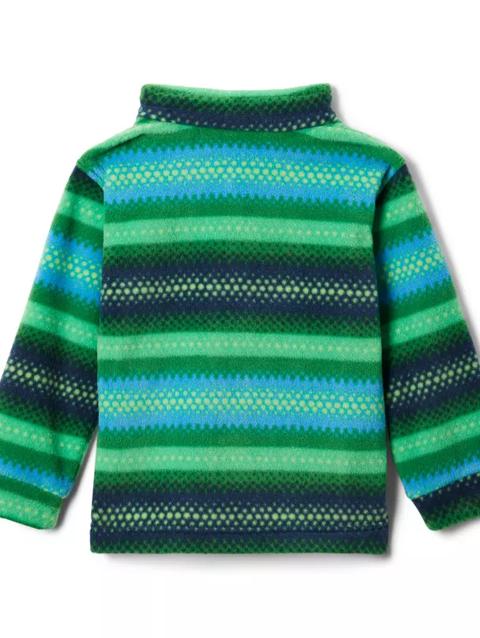 Boys' Toddler Zing™ III Fleece Jacket True Green Bubble Stripe