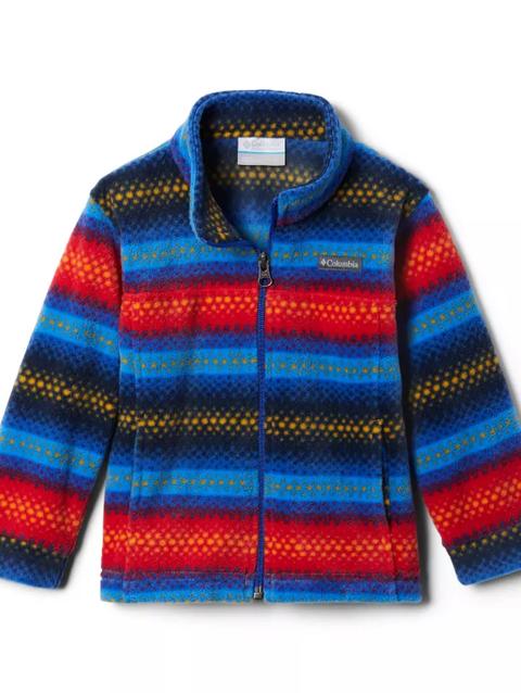 Boys' Toddler Zing™ III Fleece Jacket Bright Gold Bubble Stripes