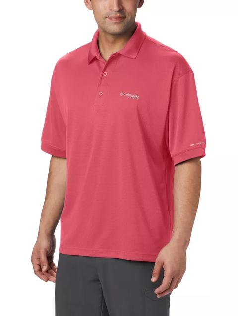 Men’s PFG Perfect Cast™ Polo Sunset Red