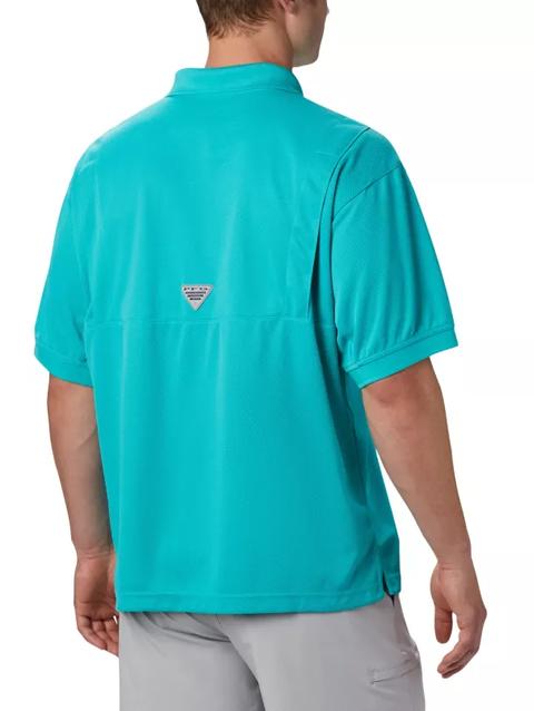 Men’s PFG Perfect Cast™ Polo Bright Aqua