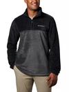 Men's Steens Mountain™ Half Zip Fleece Pullover Black, Grill