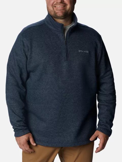 Men's Great Hart Mountain™ III Half Zip - Big Collegiate Navy Heather