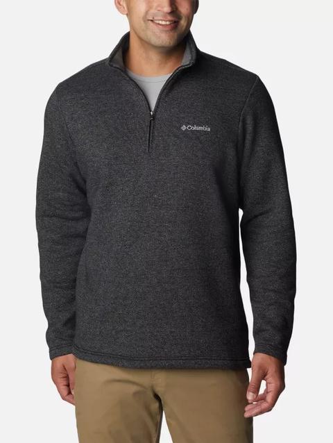 Men's Great Hart Mountain™ III Half Zip - Tall Black Heather