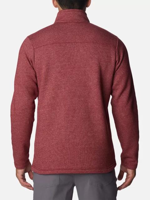 Men's Great Hart Mountain™ III Half Zip - Tall Red Jasper Heather