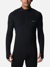 Men’s Omni-Heat™ Midweight Baselayer Half Zip Black