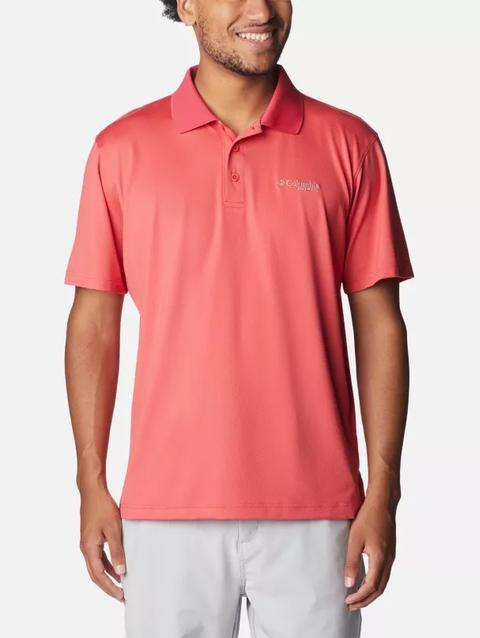 Men's PFG Skiff Cast™ Polo Sunset Red