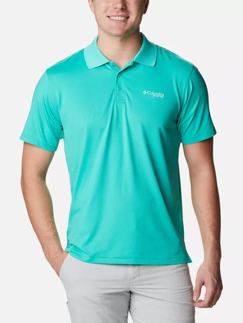 Men's PFG Skiff Cast™ Polo Electric Turquoise