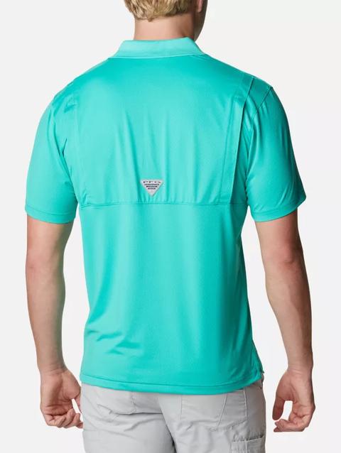 Men's PFG Skiff Cast™ Polo Electric Turquoise