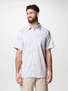 Men's PFG Super Slack Tide™ Camp Shirt Cool Grey Palaka Grid