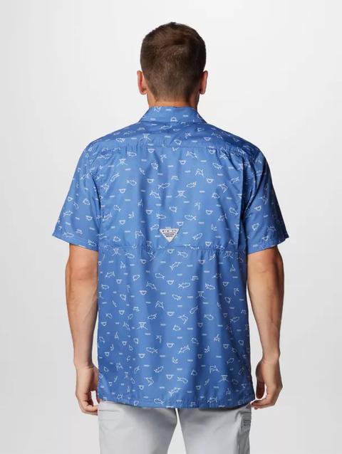 Men's PFG Super Slack Tide™ Camp Shirt - Tall Bluebell Deepdivers