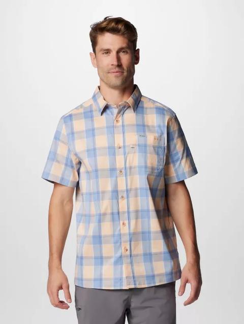 Men's PFG Super Slack Tide™ Camp Shirt - Tall Bluebell Ombre Check