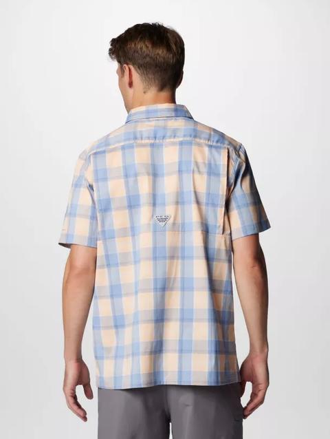 Men's PFG Super Slack Tide™ Camp Shirt - Tall Bluebell Ombre Check