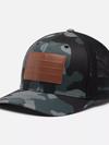 Columbia Rugged Outdoor™ Mesh Ball Cap Black Mod Camo, Tree Flag