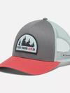 Columbia Women's™ Snapback Hat Titanium, Red Hibiscus Find Your Wild