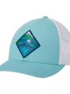 Columbia Women's™ Snapback Hat Clear Blue, Mountain Patch