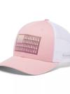 Columbia Women's™ Snapback Hat Salmon Rose, White, Tree Flag