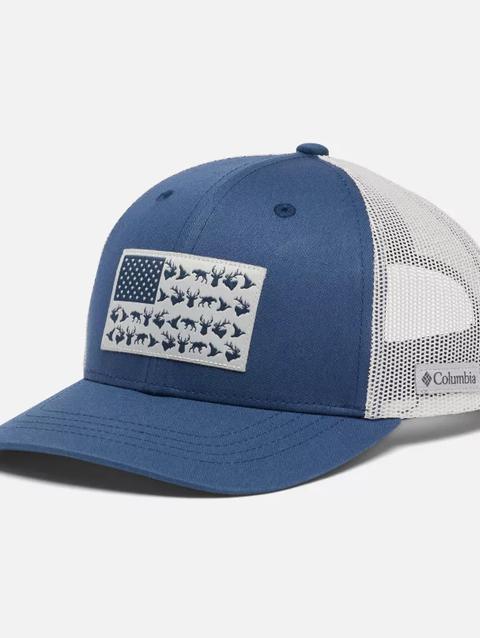 Youth Columbia™ Snap Back Cap Zinc, Cool Grey, PHG Flag