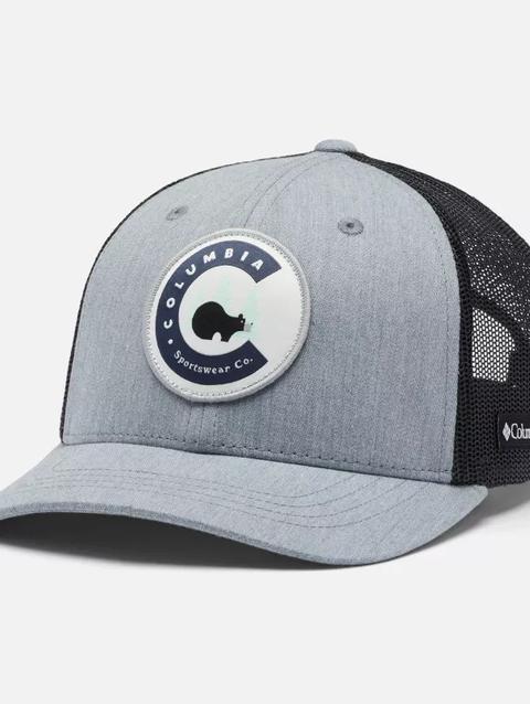 Youth Columbia™ Snap Back Cap Charcoal Heather Circle Patch