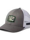 Youth Columbia™ Snap Back Cap Titanium, White, True Green, Camp Creatures