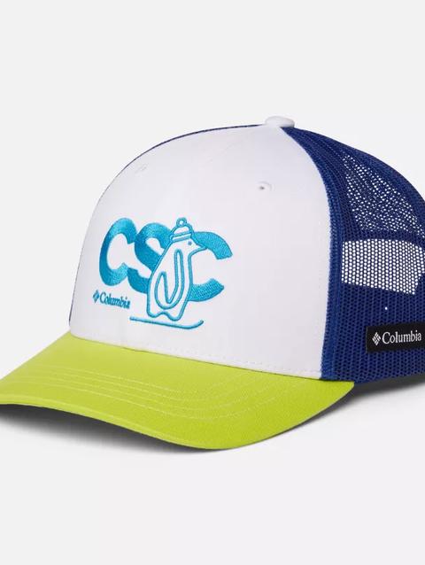 Youth Columbia™ Snap Back Cap White, Lapis Blue, CSC Patch