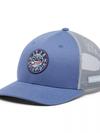 Youth Columbia™ Snap Back Cap Eve, Cirrus Grey, Hot Marker Waves