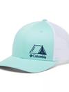 Youth Columbia™ Snap Back Cap Spray, White, Smiley Tent