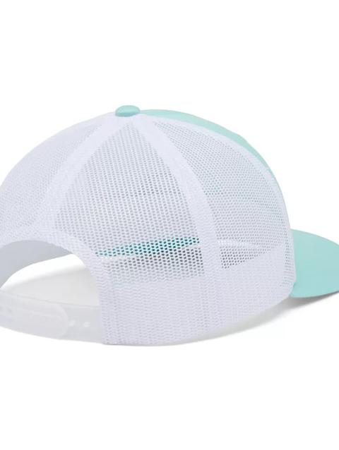 Youth Columbia™ Snap Back Cap Spray, White, Smiley Tent