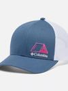 Youth Columbia™ Snap Back Cap Nocturnal, White, Smiley Tent