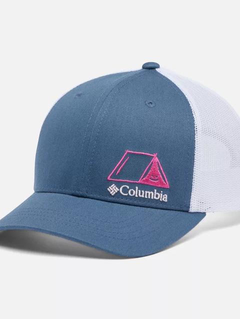 Youth Columbia™ Snap Back Cap Nocturnal, White, Smiley Tent