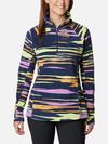 Women's Glacial™ IV Print Half Zip Pullover Dark Nocturnal Skyscape