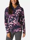 Women's Glacial™ IV Print Half Zip Pullover Dark Nocturnal Florescence