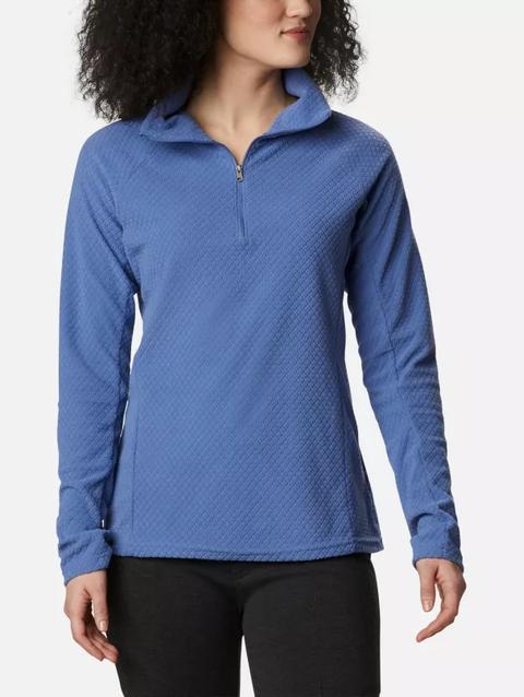 Women's Glacial™ IV Print Half Zip Pullover Velvet Cove Quilt Pattern