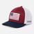 Columbia Mesh™ Tree Flag Ball Cap Red Jasper, White, Collegiate Navy