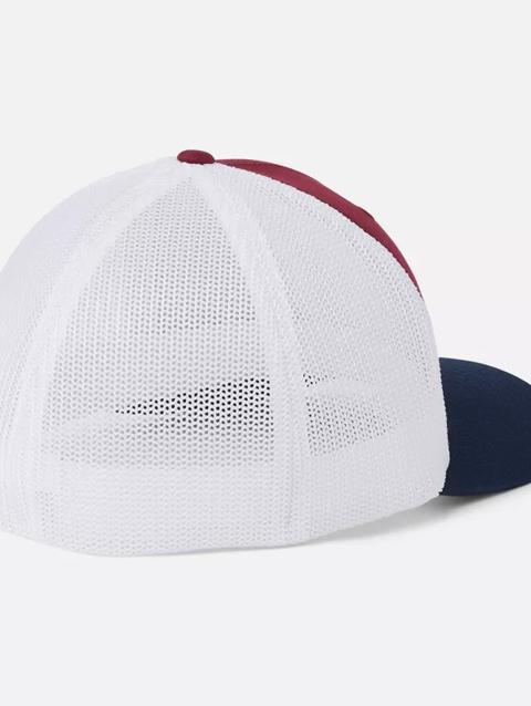 Columbia Mesh™ Tree Flag Ball Cap Red Jasper, White, Collegiate Navy