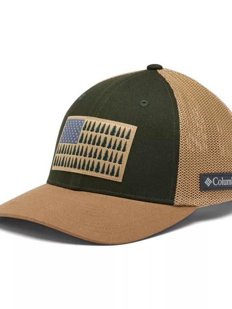 Columbia Mesh™ Tree Flag Ball Cap Spruce, Delta