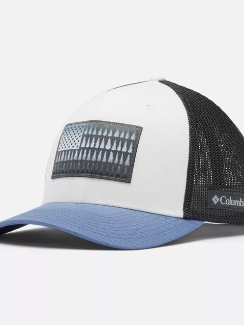 Columbia Mesh™ Tree Flag Ball Cap White, Shark, Bluestone