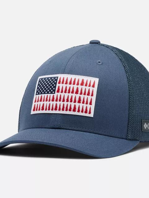 Columbia Mesh™ Tree Flag Ball Cap Dark Mountain