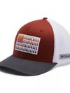 Columbia Mesh™ Tree Flag Ball Cap Carnelian Red, White, Shark