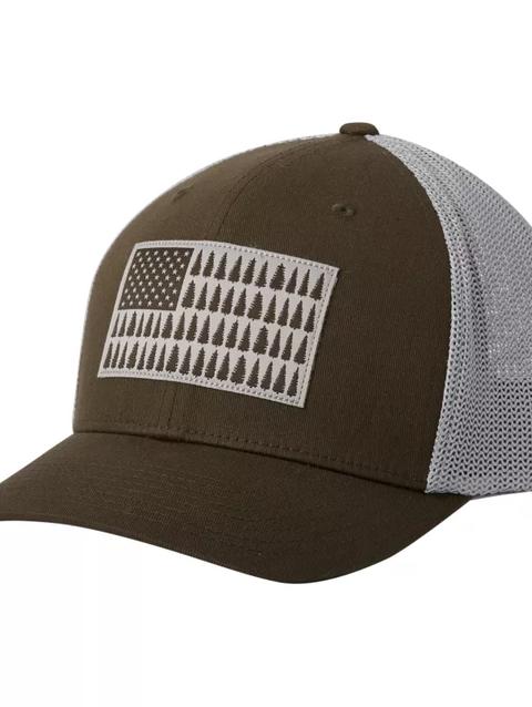 Columbia Mesh™ Tree Flag Ball Cap Peatmoss