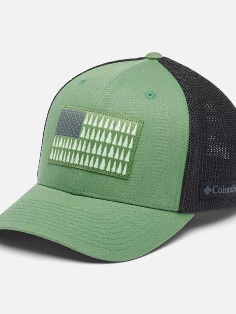 Columbia Mesh™ Tree Flag Ball Cap Canteen, Black