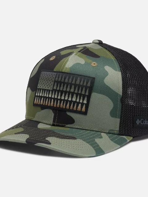 Columbia Mesh™ Tree Flag Ball Cap Stone Green Mod Camo