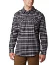 Men's Flare Gun™ Stretch Flannel - Tall Shark Grid