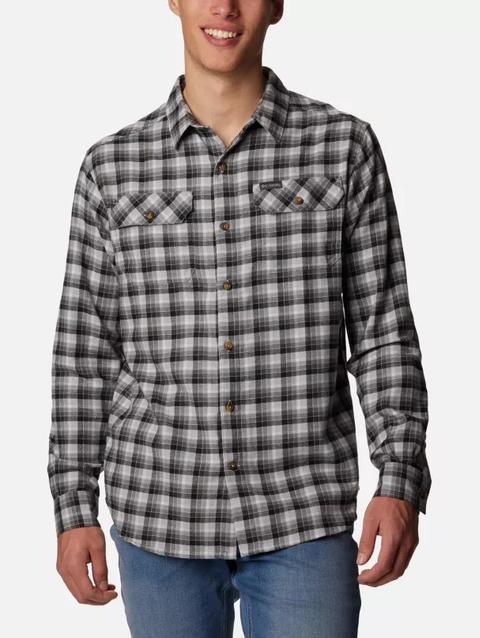 Men's Flare Gun™ Stretch Flannel - Tall Columbia Grey Gradient Check