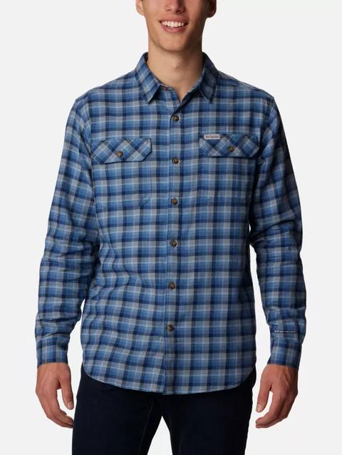 Men's Flare Gun™ Stretch Flannel - Tall Dark Mountain Gradient Check