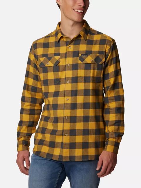 Men's Flare Gun™ Stretch Flannel - Tall Raw Honey Buffalo Check