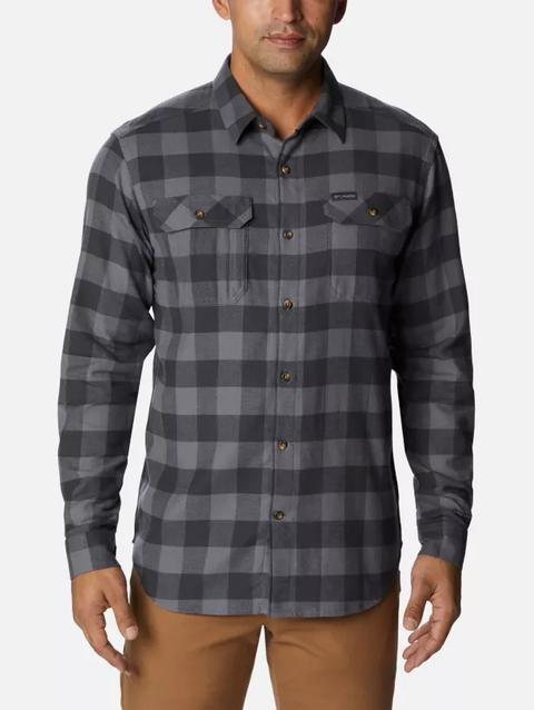 Men's Flare Gun™ Stretch Flannel - Tall City Grey Twill Buffalo Check