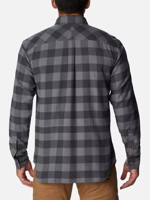 Men's Flare Gun™ Stretch Flannel - Tall City Grey Twill Buffalo Check