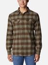 Men's Flare Gun™ Stretch Flannel - Tall Stone Green Twill Buffalo Check