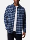 Men's Flare Gun™ Stretch Flannel - Tall Night Tide Grid Plaid