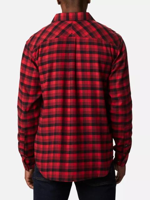 Men's Flare Gun™ Stretch Flannel - Tall Red Jasper Grid Plaid